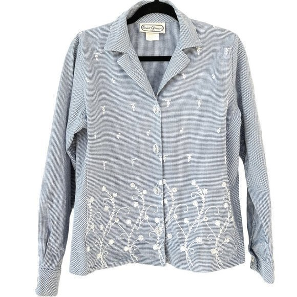 EUC Vintage Saint Germain Paris button down - Picture 1 of 9